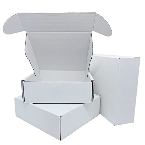 Small White Box 6 x 6 x 2 Inch 50 Pack Shipping Boxes - size: 6 x 6 x 2 Inch