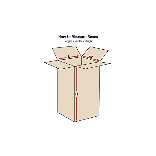 BOX USA 10 Pack of Heavy-Duty Double Wall Corrugated Cardboard Boxes, 24" L x 18" W x 24" H, Kraft, Shipping, Packing and Moving - style: Double Wall