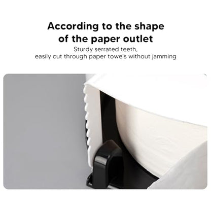 Jumbo Toilet Paper Dispenser, Roll Toilet Paper Holder for Mall(White)