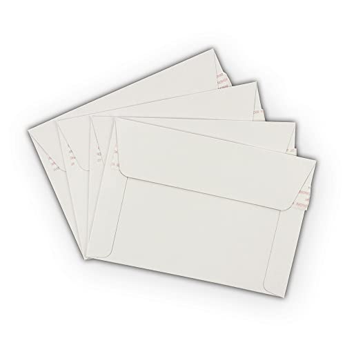 50 EcoSwift 6.5 x 4.5 Rigid Photo Mailers Stay Flats White Cardboard Self Seal Envelopes - size: One Size