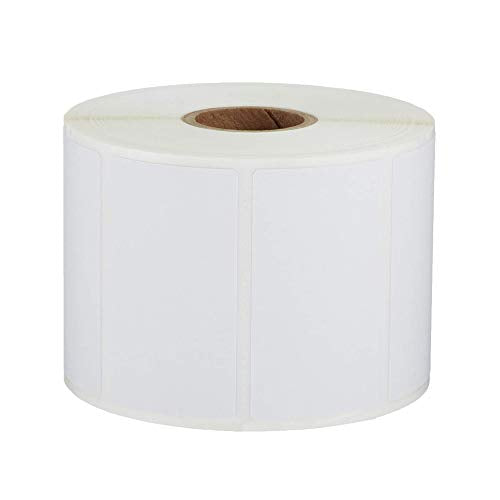 RBHK 12 Rolls Direct Thermal Labels 2-1/4'' x 1-1/4'', Permanent Adhesive Shipping Labels for Zebra Printer, SKU Labels Address Labels, 1000 Labels per Roll