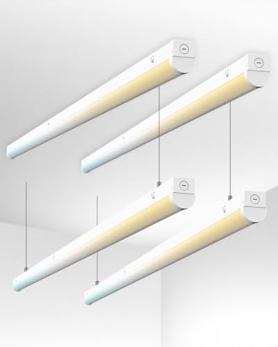 8FT LED Linear Light Fixture 4Pack, 10400LM 80/70/60W, 3CCT - size: 8FT|4P