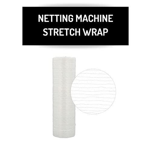 PSBM 40 Rolls 20 Inch x 10000 Feet Machine Pallet Netting Vented Stretch Film/Wrap, Industrial Strength Clear Shrink Plastic Wrap for Moving, Packing, Shipping of Frozen Food and Plants - size: 20 Inch x 10000 Feet, style: 48 Rolls