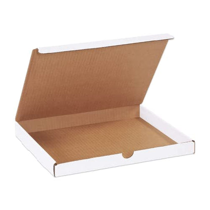 BOX USA Small Shipping Boxes 11.125"L x 8.75"W x 1"H, 50-Pack | Foldable Corrugated Cardboard Crush-Proof Box for Shipping, Packing, Moving and Storage - size: 11 1/8 x 8 3/4 x 1