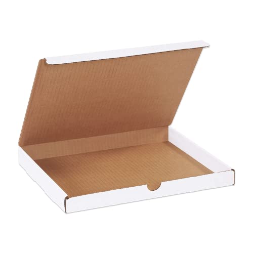 BOX USA Small Shipping Boxes 11.125"L x 8.75"W x 1"H, 50-Pack | Foldable Corrugated Cardboard Crush-Proof Box for Shipping, Packing, Moving and Storage - size: 11 1/8 x 8 3/4 x 1