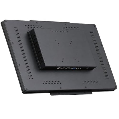 15 Inch Touch Monitor - 10-Point Capacitive PCAP 1024x768 4:3 LCD Display with HDMI VGA and 12V DC Power - for Kiosk POS Vending and Self-Service Automation with VESA Open-Frame Mount - size: 15