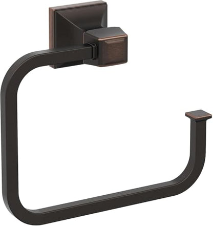 Amerock Mulholland 5-3/4" Oil-Rubbed Bronze Towel Ring - color: Oil Rubbed Bronze, size: 5-3/4 Inch (146 mm) Width