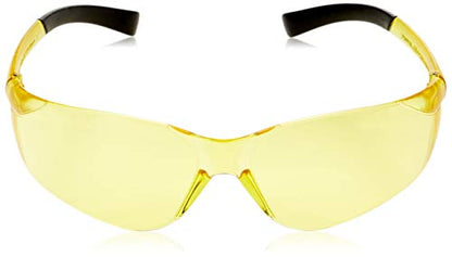 Pyramex Ztek Safety Glasses ANSI Z87+ - color: Amber Lens/ Amber Frame With Dp1000 Earplugs, size: One Size (Single)
