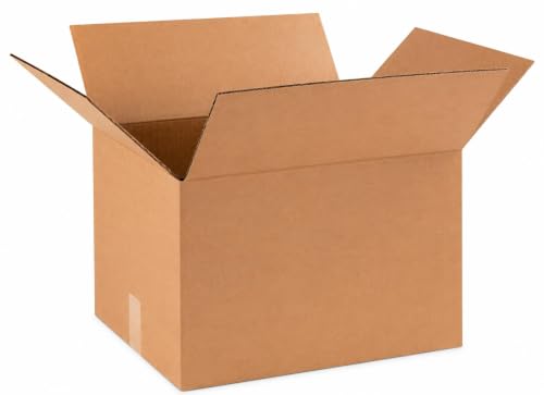 BOX USA Moving Boxes Holds 65lbs, 18"L x 14"W x 12"H (10-Pack) Medium - Corrugated Cardboard Box for Shipping, Mailing, Packing, Packaging and Storage - size: Med 10-Pk 18x14x12"