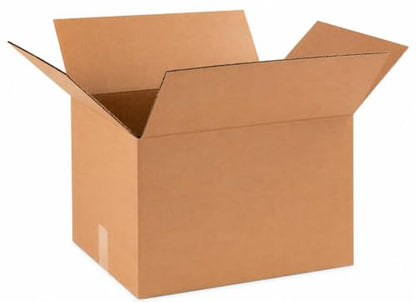 BOX USA Moving Boxes Holds 65lbs, 18"L x 14"W x 12"H (10-Pack) Medium - Corrugated Cardboard Box for Shipping, Mailing, Packing, Packaging and Storage - size: Med 10-Pk 18x14x12"