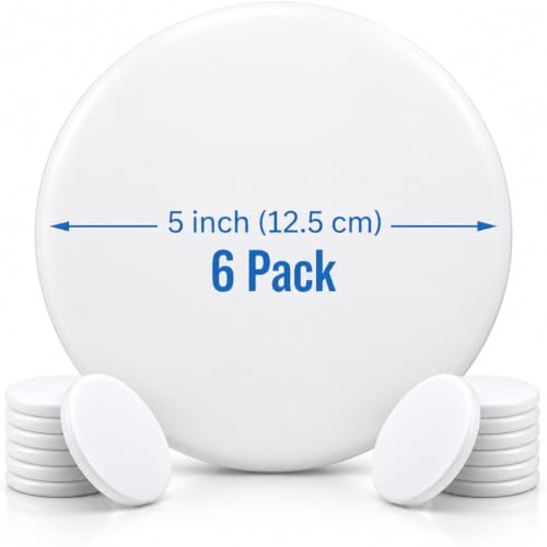 STRONGEST HOME XL Door Stoppers for Wall 5", White Wall Protector, 6 Pack - color: White, size: X-Large
