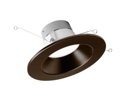 NICOR DLR566091203KOB DLR56(v6) 5/6-inch Oil-Rubbed Bronze 900 Lumen 3000K Recessed LED Downlight - color: Oil-Rubbed Bronze, style: 1 Pack