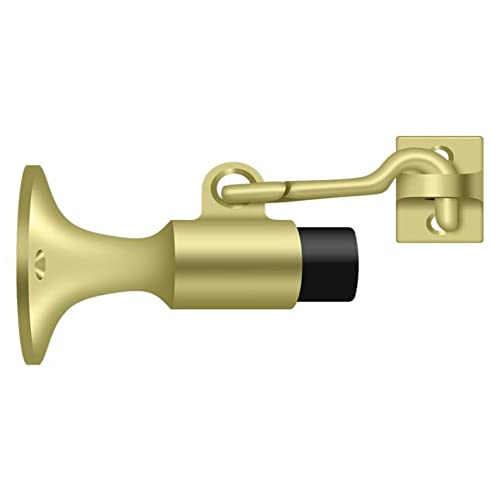WALL Mount Bumper with Holder Bright Brass - color: Polished Brass