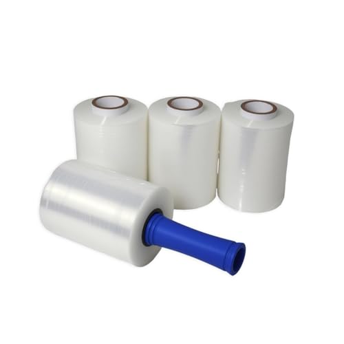 Stretch Film Wrap 5.11"×1000' Plastic Wrap for Moving Shipping(4roll) - size: 4ROLL