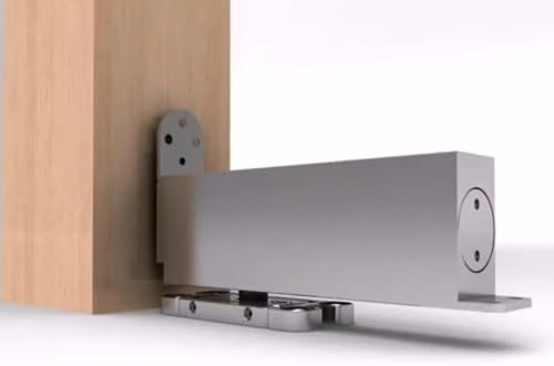 NHN PDC103W SSS - Hydraulic Self Closing Concealed Door Closer for Wooden & Steel Doors (Non Hold Open/Max. Door Width 37 3/8 in.) Satin Stainless Steel - color: Satin Stainless Steel, size: Non Hold Open / Max. Door Width 37 3/8 in.