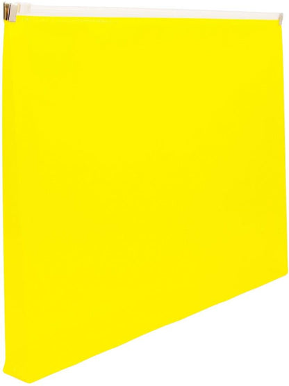 JAM PAPER Plastic Envelopes with Zip Closure - Letter Booklet - 9 3/4 x 13 - Yellow - 3/Pack - color: Yellow, size: Letter Size - 3 Pack