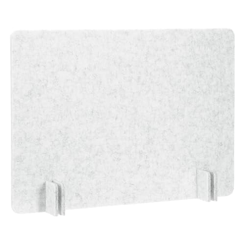 PATIKIL Desk Dividers 24" x 16",with 4Pcs Support Feet, Light Gray Style B - color: Light Gray Style B, size: 24" x 16"