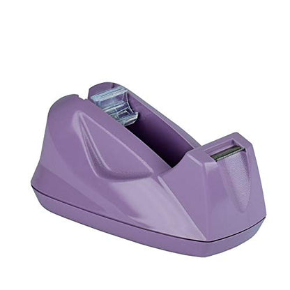Acrimet Desktop Tape Dispenser, Premium, Non-Skid Base, Plastic, Purple - color: Lilac