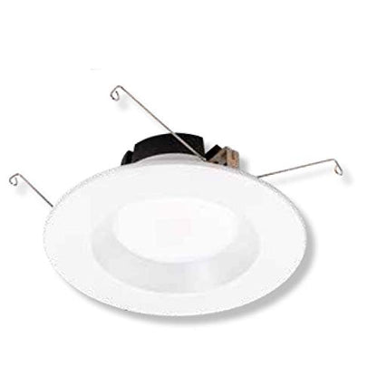 Topaz Round 6 Inch LED Recessed Retrofit Downlight, 9 W, Smooth Trim, 5CCT Selectable 2700K,3000K,3500K,4000K,5000K, White