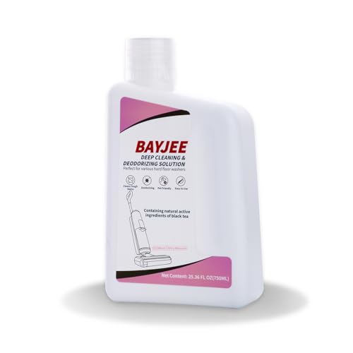 Deep Cleaning & Deodorizing Solution, 25.36FL OZ/750ML, Designed for TINECO, SHARK, MOVA, BISSELL, Compatible with all models of wet dry vacuum cleaners,long-lasting Fragrance (Sakura)