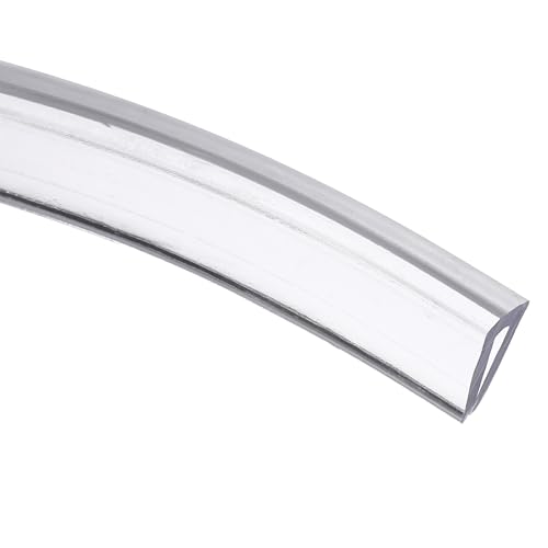uxcell Clear Edge Trim 13.1Ft U Channel Edges Guards Fits 1/32"-3/32" - size: 13.1Ft x 1/4" x 3/8", Fits 1/32"-3/32"