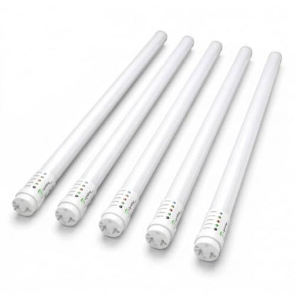 E2 LIGHTING T8 LED Bulbs 4ft, 5 CCT Tunable, 120-277V, 5 Pack, 6W - color: Tunable 2700k-5000k, size: 4 Feet