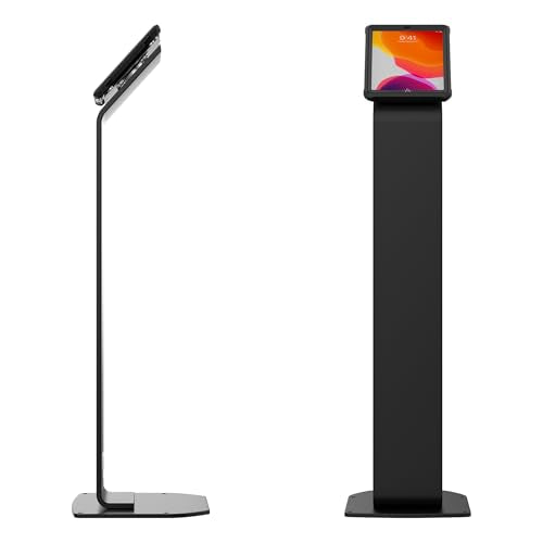 Floor Stand & Case - CTA Premium Floor Stand with Removeable Magnetic Protective Case for iPad 7-9 Gen 10.2”, Air 3, & Other 10.2-Inch Devices - Black (PAD-PARAF10B) - color: Black, size: Medium Size Tablets, style: Magnetic Enclosure