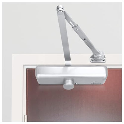 Nuk3y 6003 Series Hold Open Door Closer, Multi-Mount, Size 3 (Aluminum) - color: Aluminum