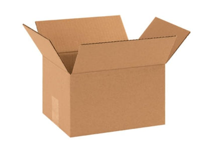 Bundle Of 25 Basic Corrugated Shipping Boxes (10 x 8 x 6") - size: 10 x 8 x 6"
