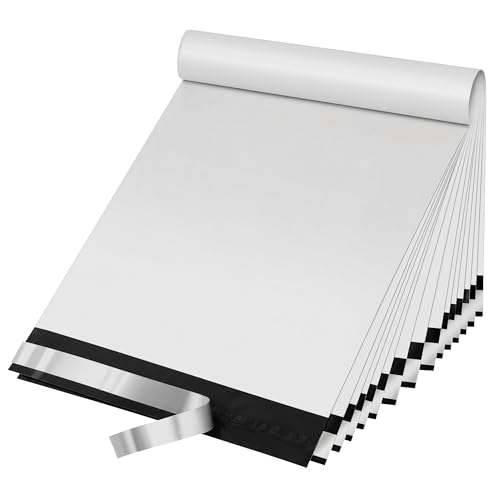 100Pcs Poly Mailers 19x24Inch Adhesive Sealing Envelopes,Mailing Envelopes for Clothing,Mailing Bags for clothing, books and accessories, Waterproof - size: 19*24
