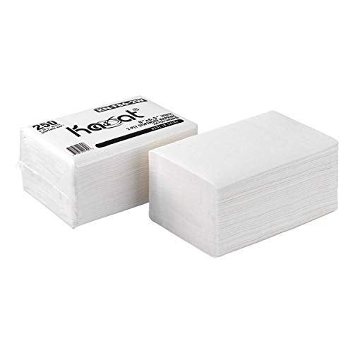 Karat Interfold Napkins - 2 Ply, White, Perfect for Restaurants and Cafes, Fits Most Dispensers, Made from Renewable Resources, Case of 6,000
