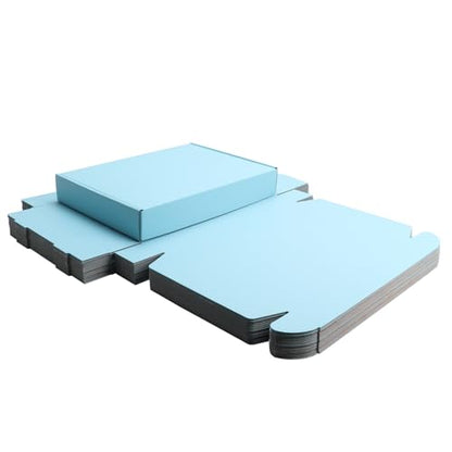 Blue Shipping Packaging Boxes Mailers E-Commerce Packing 20Pcs13×9×2 Inch - color: Blue