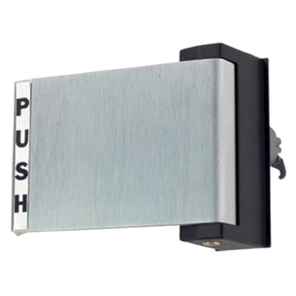 Adams Rite Push Paddle Storefront Door Handle, 6"x4.5", Right, Aluminum, PD - color: Aluminum Silver, style: Right Hand