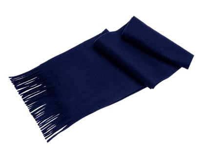 48 Pack Winter Scarves, Warm Winter Fleece Scarf Bulk Wholesale Donation Unisex Men Women - color: Assorted Black/Navy/Gray