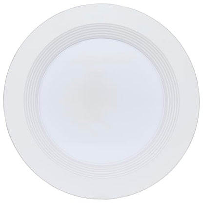 Satco S21603 35W Integrated LED 10 Inch Commercial Downlight Retrofit, Recessed Mount, 2700K-5000K CCT Selectable, 4200 Lumens, White Finish, 120-277V, Energy Star, JA8