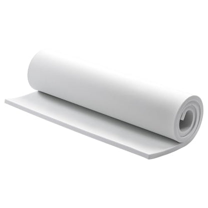 AMZQNART 6mm EVA Foam Sheets Rolls for Crafts White Cosplay Foam 16x59in - color: 16×59in White, size: 6mm-Thick