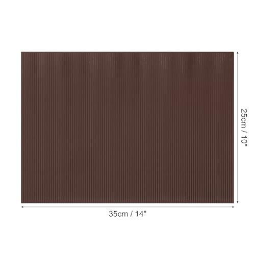 uxcell 10pcs Corrugated Cardboard Paper Sheets,Coffee,14 inch x 10inch,for Craft and DIY Projects - color: Coffee, size: 14inch x 10inch