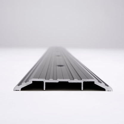 Aluminum Thresholds Extra Width 5"-6"-7"-8"-9"-10" Inch - Residential/Commercial use. Saddle/Handicap Easy Installing and Accessible/Fireproof Rated high-Quality (4"x72") - size: 4"x72"
