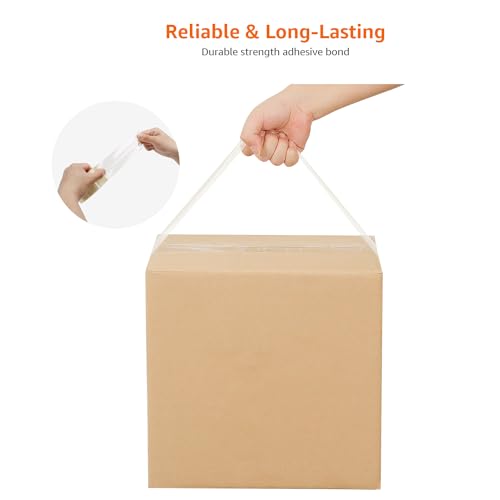 Amazon Basics Strong Packing Tape for Moving, Packaging, Shipping and Storing, Clear, 2 in x 60 yards, 2.7mil Thickness, 12-Roll - size: 2 in x 60 yards, 2.7mil Thickness