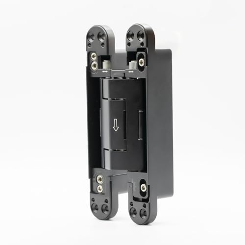 Self-Closing Hidden Hinge – Heavy-Duty Metal, Durable, Concealed Design, Supports Commercial & Residential Doors, Suitable for Interior & Exterior Use (1)