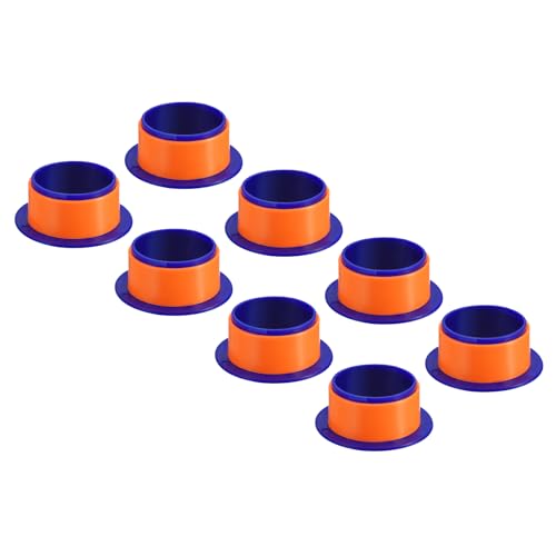 PATIKIL 3inch Shrink Wrap Handle, 8 Pcs Stretch Wrap Dispenser Stretch Film Dispenser Plastic Hand Dispenser Saver Protection for 3inch Core Furniture Wrapping Moving Packing, Purple