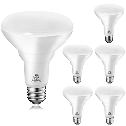 Energetic 6-Pack BR30 Indoor LED Flood Light Bulb, 11W=75W, 5000K Daylight - size: 6 Count (Pack of 1)