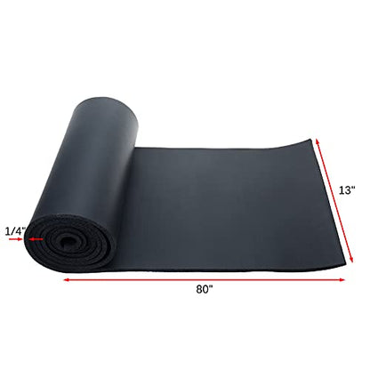 Artilife Closed Cell Foam Roll, Easy to Cut into Foam Sheets & Foam Pads for Sound Insulation, Cushion & DIY Projects (1/4" T x 13" W x 80" L) - size: 1/4" T x 13" W x 80" L