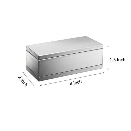 Pre Press Mold Made of Food Grade Anodized 6061 Aluminum (Silver, 2x4 inch) - size: 2x4 inch