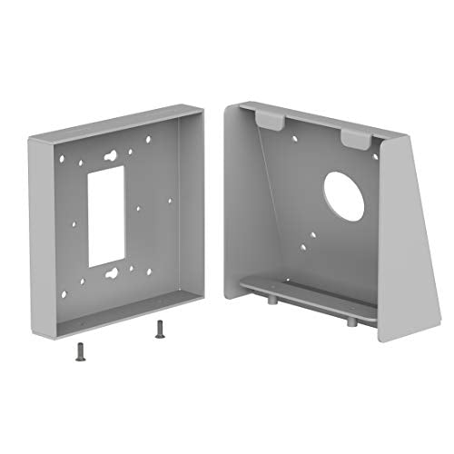 VidaMount Light Grey Enclosure and Fixed Tilted 15° Desk/Surface Mount [Bundle] Compatible with iPad mini 1/2/3 - color: Light Grey, size: iPad Mini 1/2/3