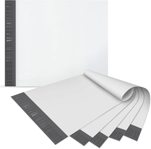 Fosmon Large Poly Mailers 30x36, 10-Pack Waterproof Shipping Bags- White