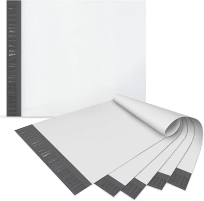 Fosmon Large Poly Mailers 30x36, 10-Pack Waterproof Shipping Bags- White
