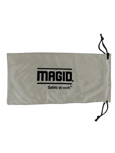 MAGID Gemstone Y50 Performance Anti-Fog Safety Glasses with Side Shields - color: Clear Lens | Clear Frame, size: 1 Pair