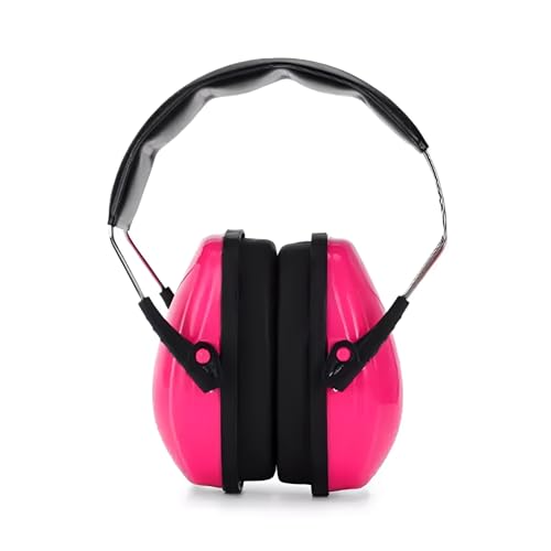 Hearing Protection Ear Muffs for Noise Reduction - color: Pink