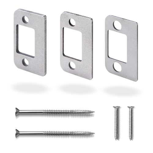 Door Strike Shim Plates, Standard Size Spacer, Stainless Steel - color: Silver
